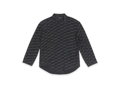 BALENCIAGA Women's BB Monogram Minimal Shirt "Black"