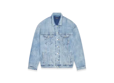 BALENCIAGA Padded Japanese Denim Jacket "Indigo"