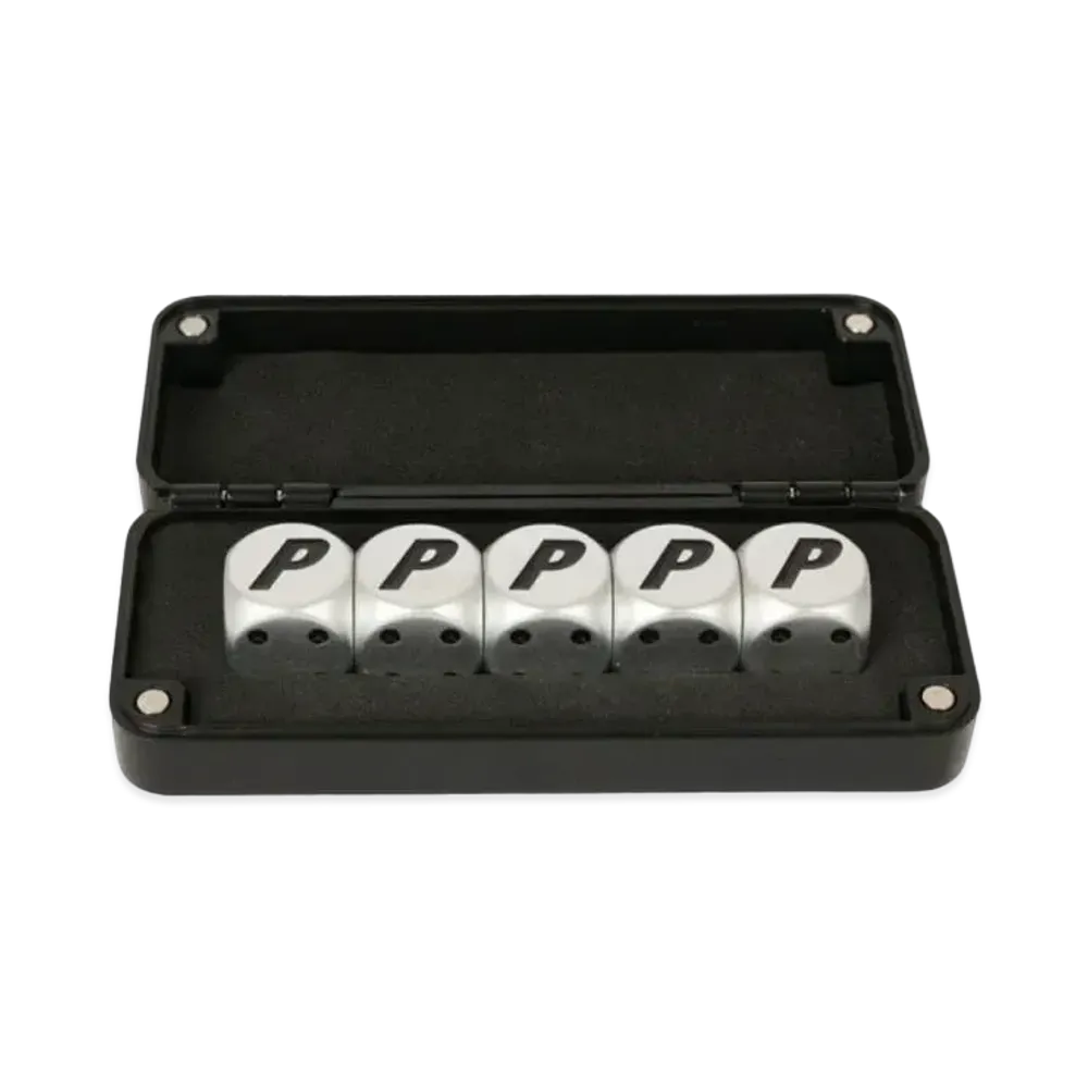 PALACE Metal Dice "Silver"