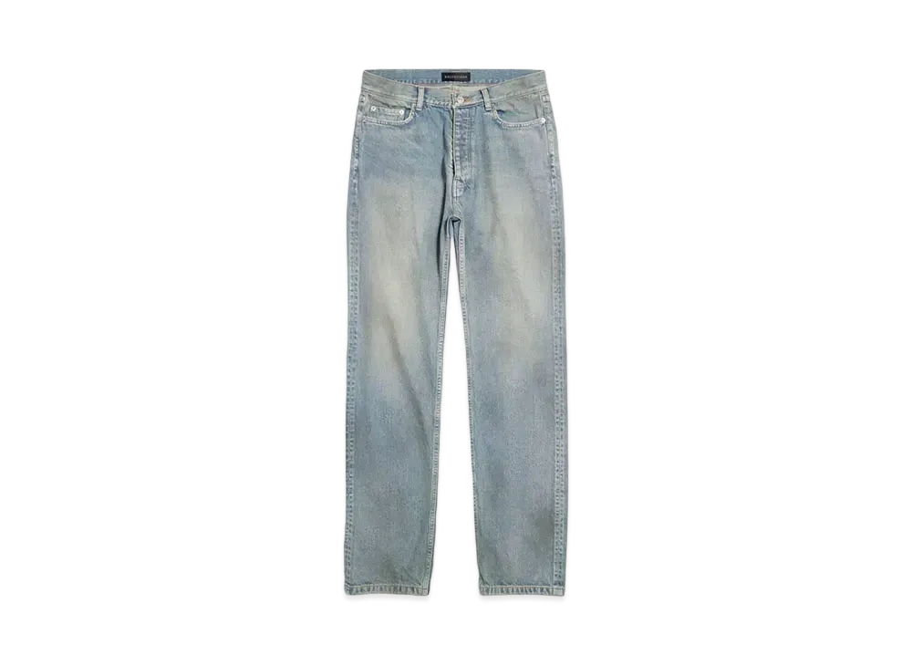 BALENCIAGA MENS Normal Fit Pants "Light Green"