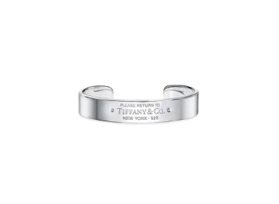 Tiffany & Co. Return to Tiffany Narrow Cuff Diamonds "Sterling Silver"