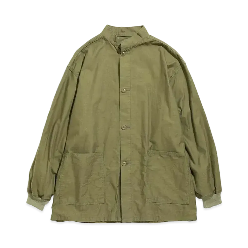 Needles S.C. ARMY SHIRT - BACK SATEEN "Olive"