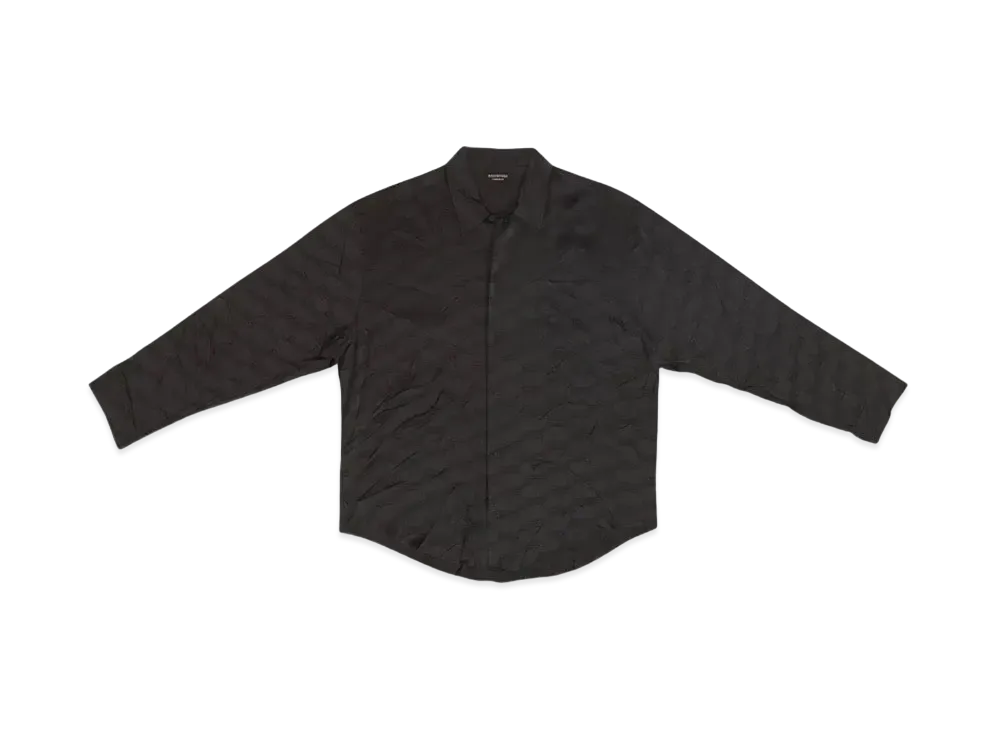 BALENCIAGA MENS BB Monogram Minimal Shirt "Black"