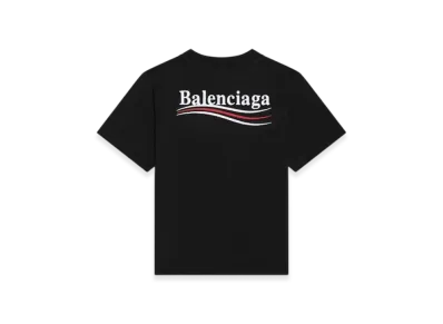 BALENCIAGA Kids Political Campaign T-Shirt "Black"