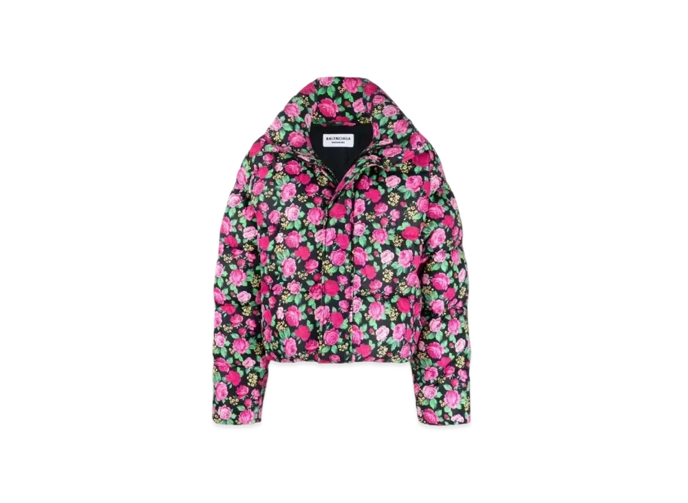 BALENCIAGA Floral Padded Jacket "Multi Color"