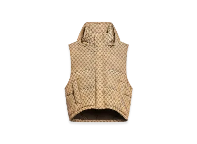 BALENCIAGA x GUCCI The Hacker Project Cocoon Puffer Gilet "Beige"