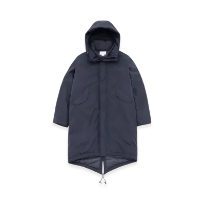 nanamica GORE-TEX Long Down Coat "Navy"