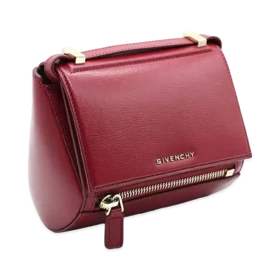 GIVENCHY Pandora Box Leather 2Way Bag "Red"