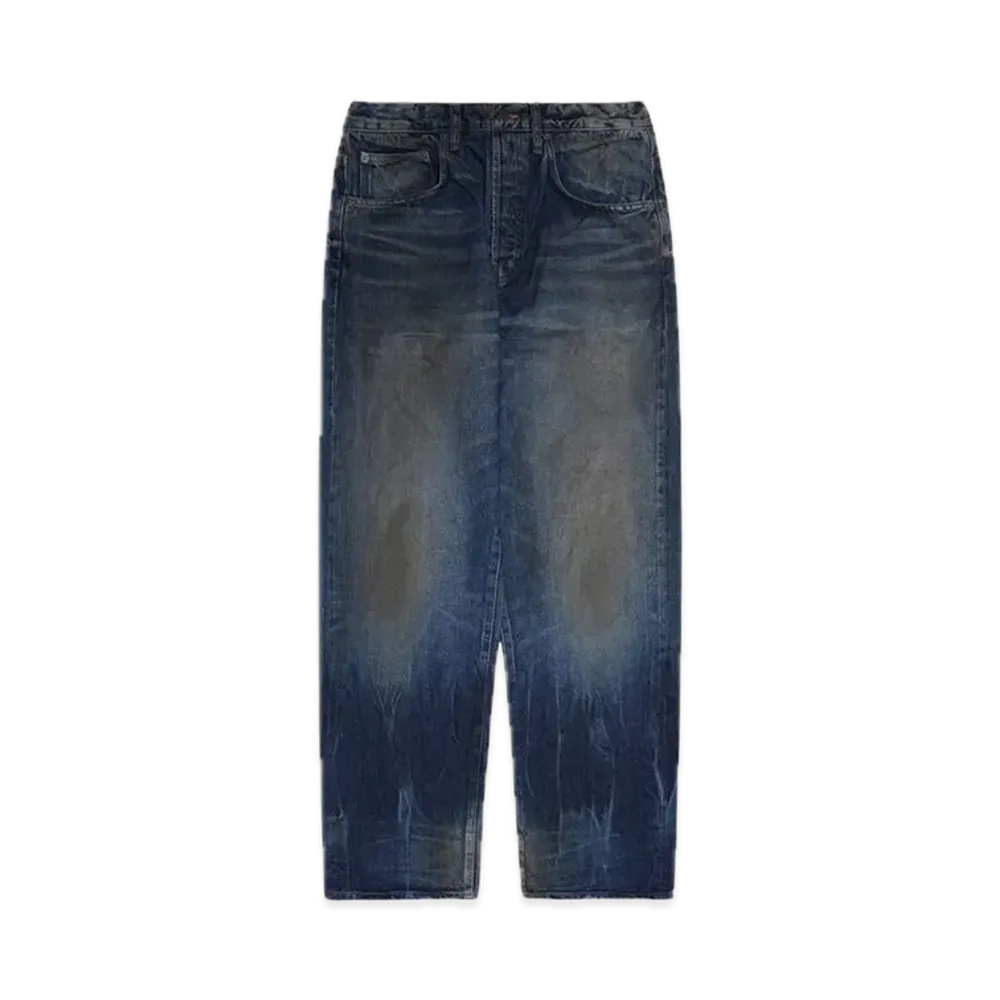 Supreme Distressed Loose Fit Selvedge Jean "Washed Blue" (23FW)