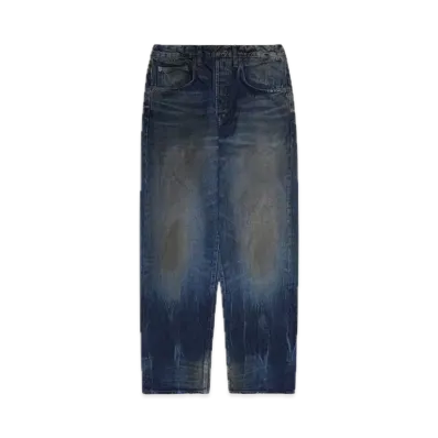 Supreme Distressed Loose Fit Selvedge Jean "Washed Blue" (23FW)