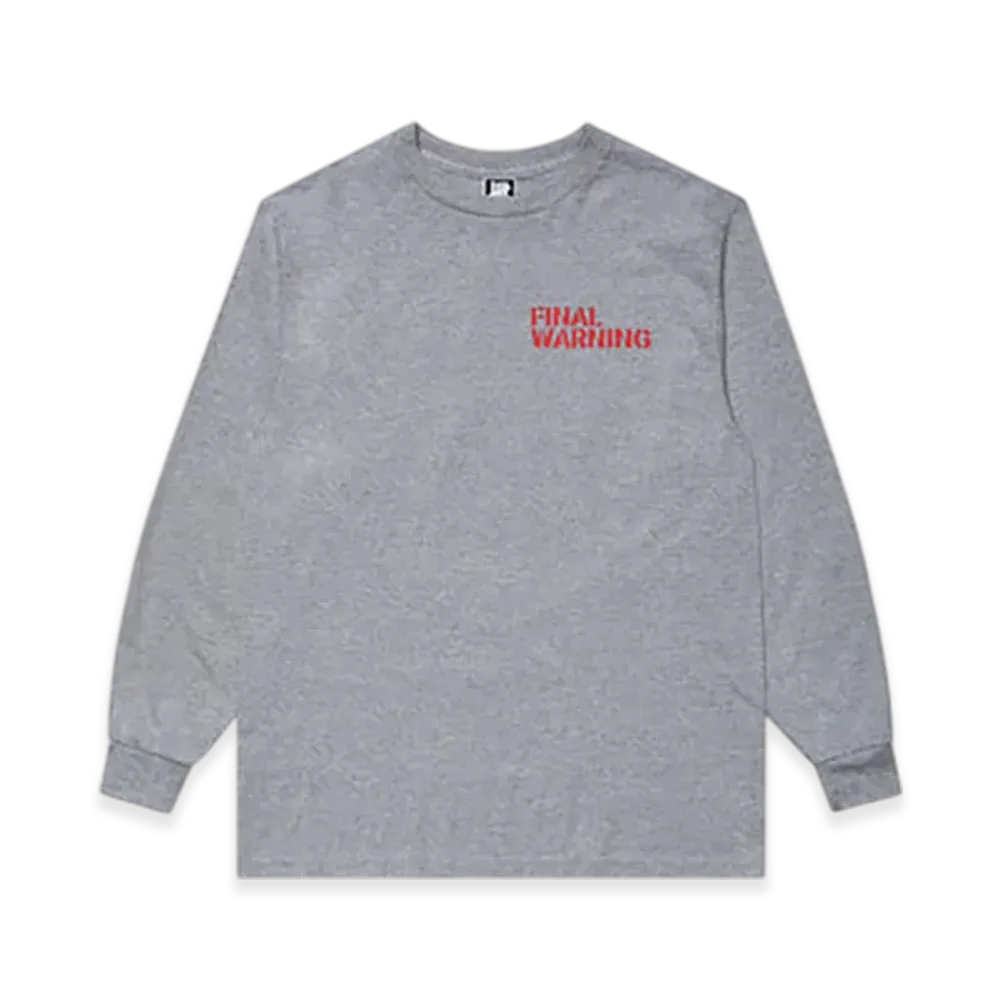 UNDEFEATED UACTP Final Warning L/S Tee "Heather Grey"