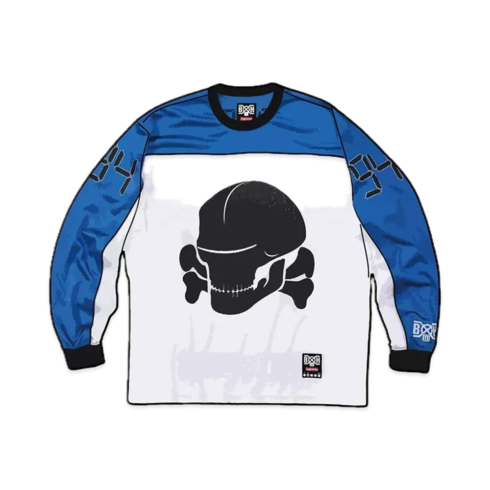 Supreme x BOUNTY HUNTER Mesh Moto Jersey "White"