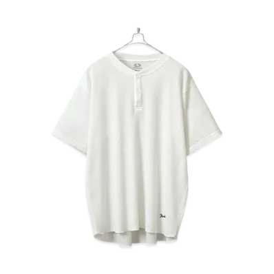 FRUIT OF THE LOOM x NUMBER (N)INE Waffle Henley Pack T-Shirt "White"