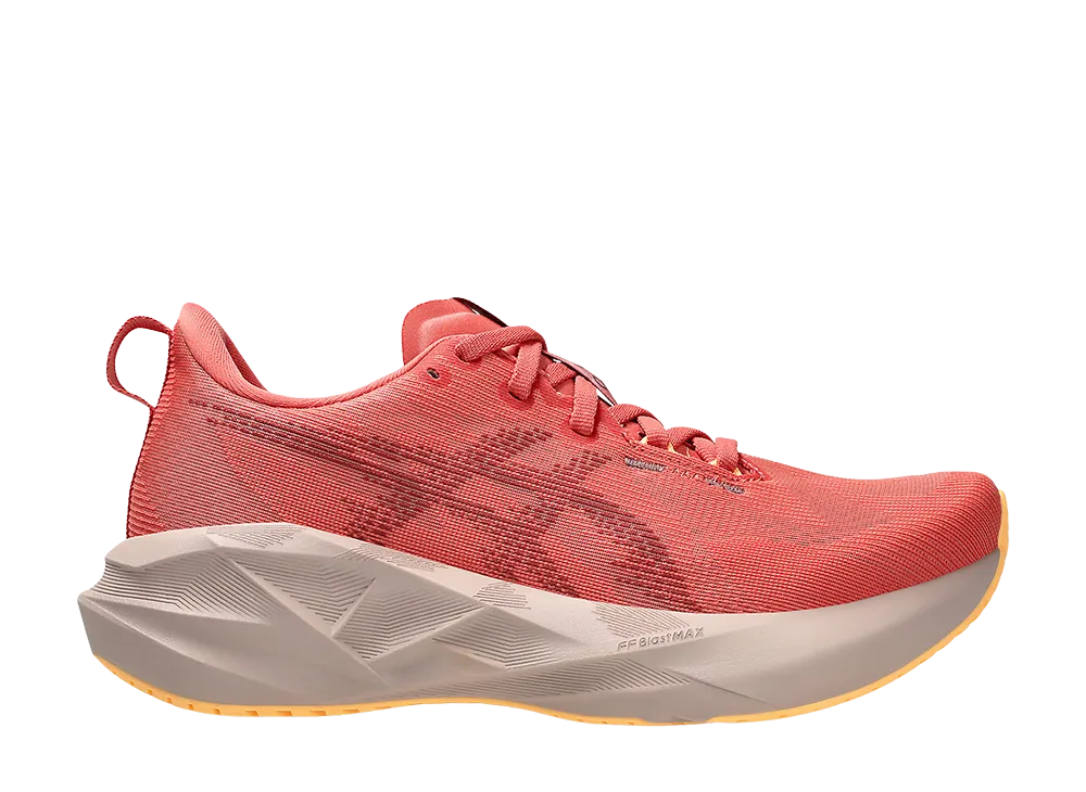 Asics Women's Novablast 5 "Dark Pink Clay/Rubble Red"