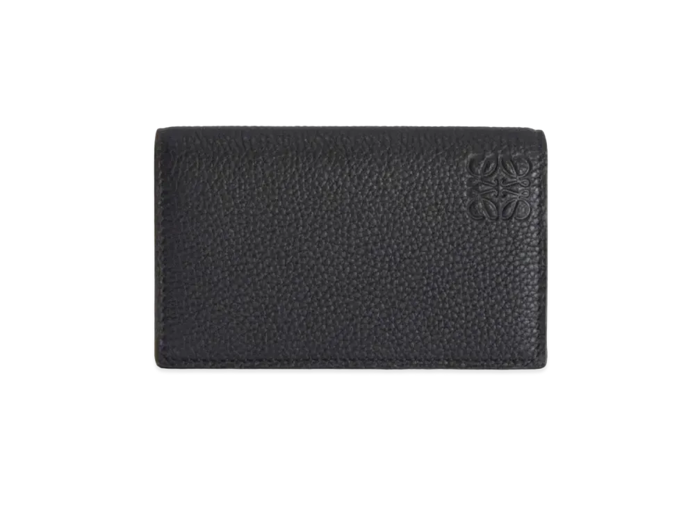 LOEWE Business Cardholder In Soft Grained Calfskin "Black"