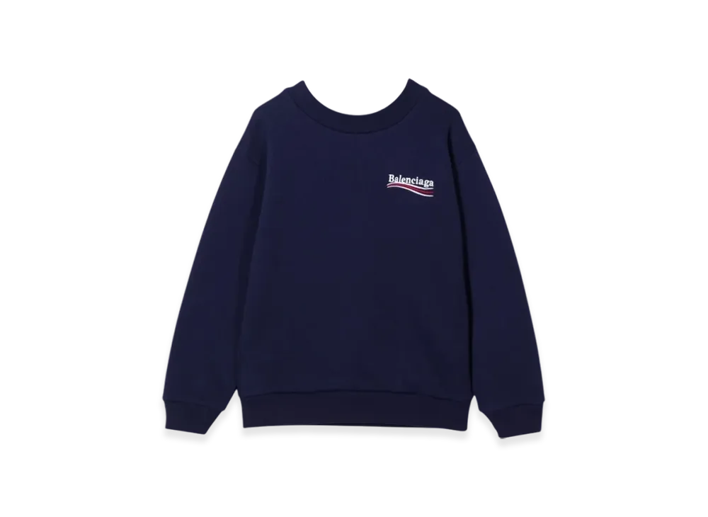 (Kids) BALENCIAGA Political Campaign Sweatshirt "Blue"