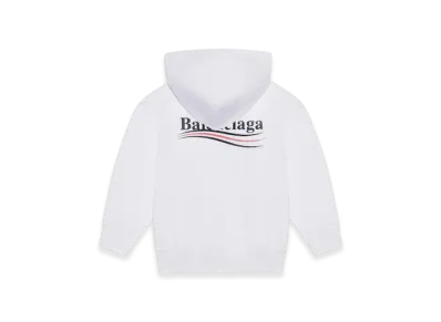 BALENCIAGA Kids Political Campaign Hoodie "White"