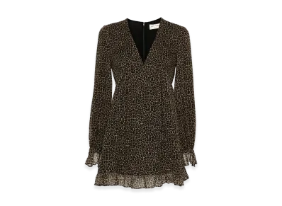 Saint Laurent Women's Dress "Black/Brown"