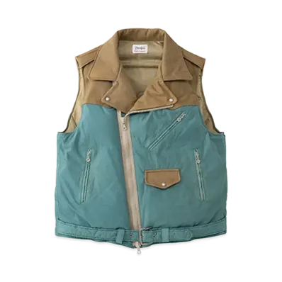 visvim STRABLER DOWN VEST "Green"