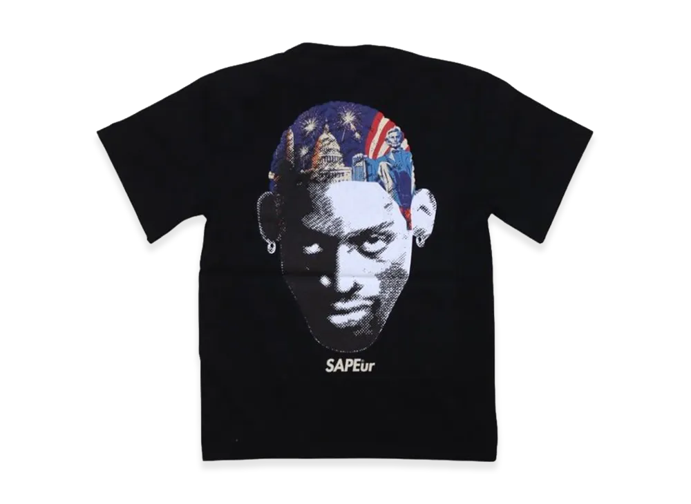 SAPEur Kids Independence Day Head Tee S/S Tee "Black"