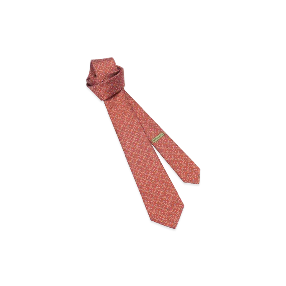 BVLGARI Formal Tie "Orange"