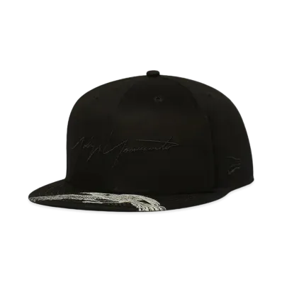 Yohji Yamamoto NEW ERA COTTON/TWILL 59FIFTY CROW PRINT "Black"
