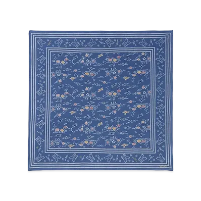 visvim INDIGO KHADI BANDANA (N.D.) "Lt.Indigo"