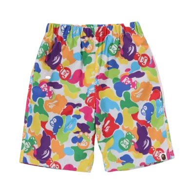 A BATHING APE Milo Abc Multi Beach Shorts "Multi"