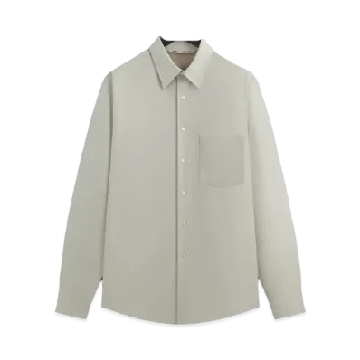 Kith 101 x Auralee Super Light Wool Shirt "Mercury"