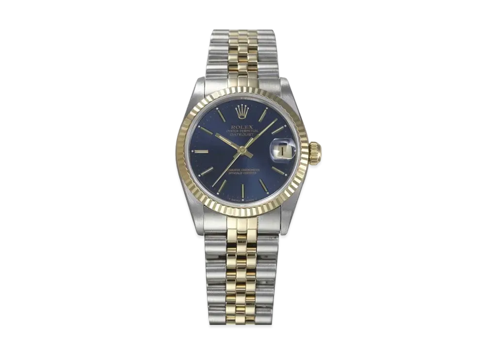 ROLEX Datejust "Blue/Stainless Steel/Yellow Gold"