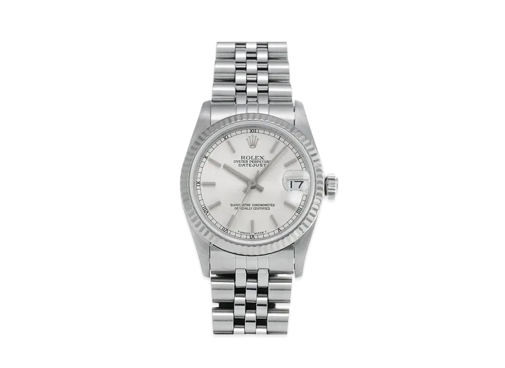 ROLEX Datejust "Silver/Stainless Steel/White Gold"