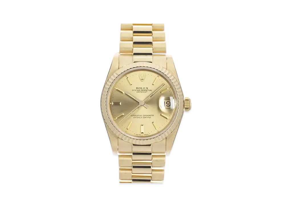 ROLEX Datejust "Champagne/Yellow Gold"