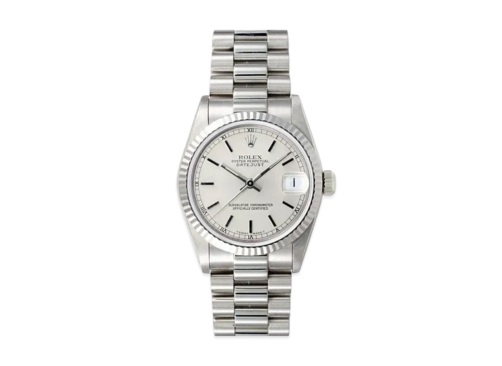 ROLEX Datejust "Silver/White Gold"