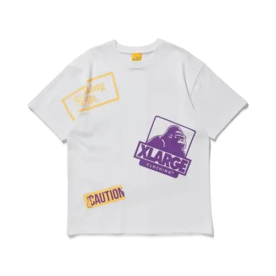 XLARGE x FR2 S/S TEE RANDOM LOGO "White"