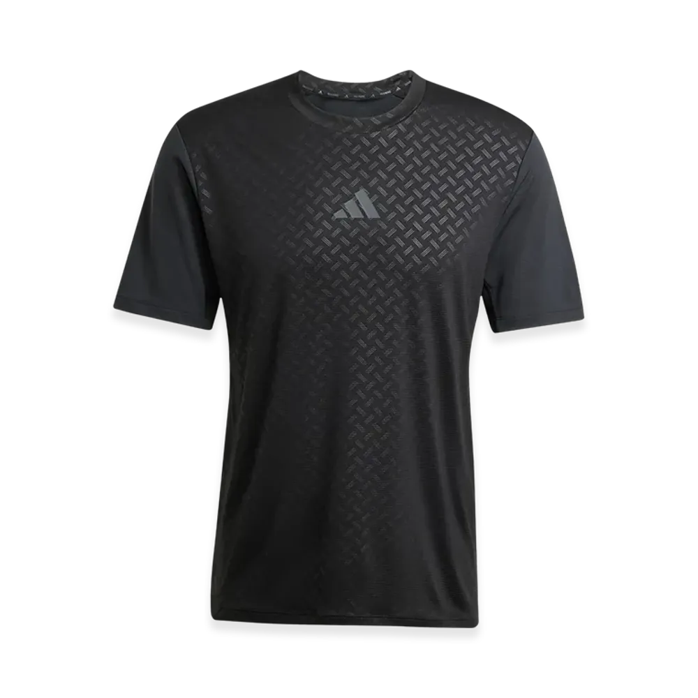 adidas Power Three Stripes Short-Sleeve T-Shirt "Black"