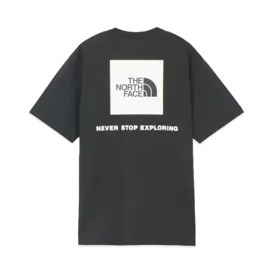 The North Face Short Sleeve Back Square Logo Tee (Men's) "Black"