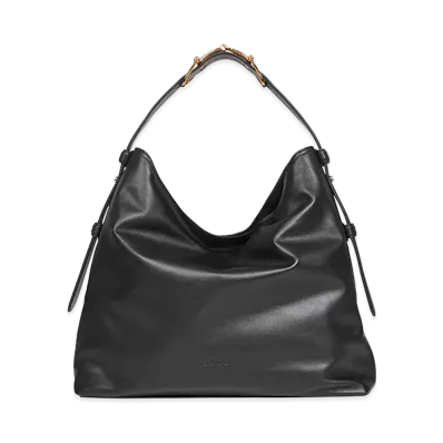 GUCCI Women's Leather Large Gucci Beatrix Shopping Ba "Black"