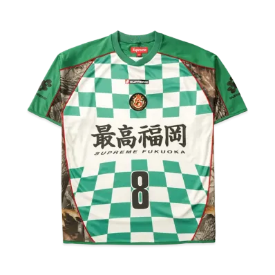 Supreme Checkerboard Soccer Jersey "Realtree Hardwoods Camo"