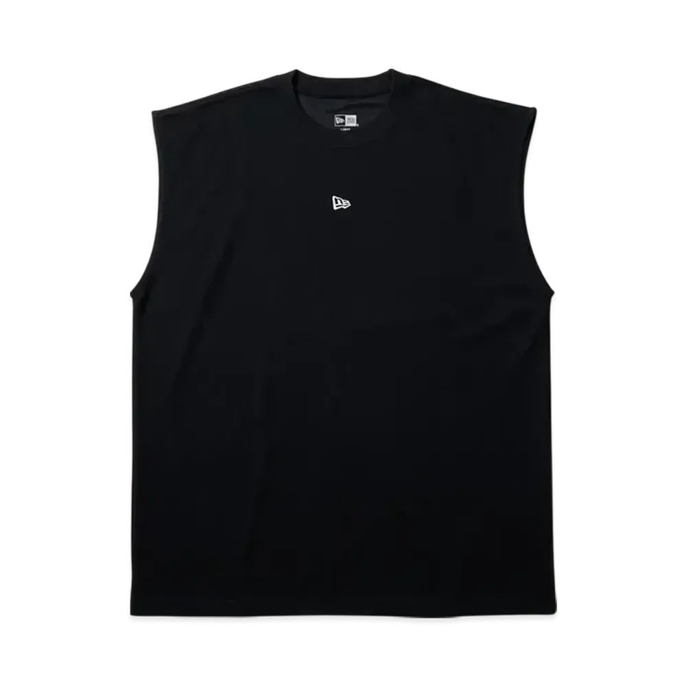 NEW ERA Performance Apparel Oversized French Sleeve Performance T-Shirt Wordmark "Black"
