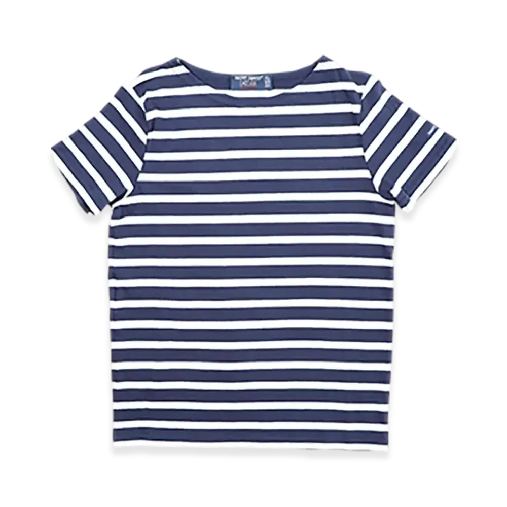 SAINT JAMES Crewneck T-shirt Levant (Kids) "Marine Neige"