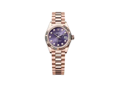 ROLEX Lady-Datejust 28mm Everose Gold 279175 "Aubergine"