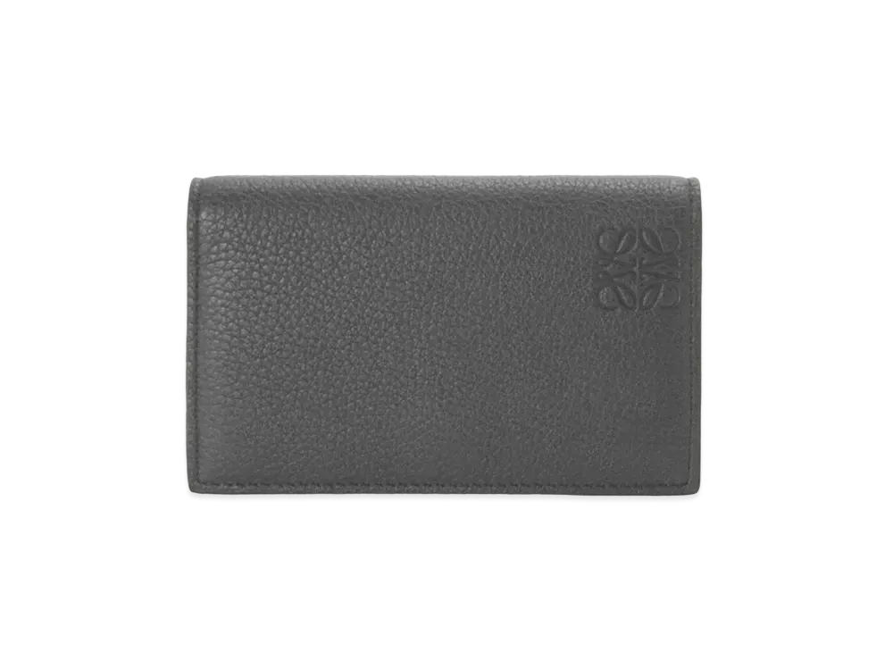 LOEWE Business Cardholder In Soft Grained Calfskin "Anthracite"