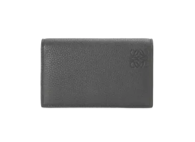 LOEWE Business Cardholder In Soft Grained Calfskin "Anthracite"