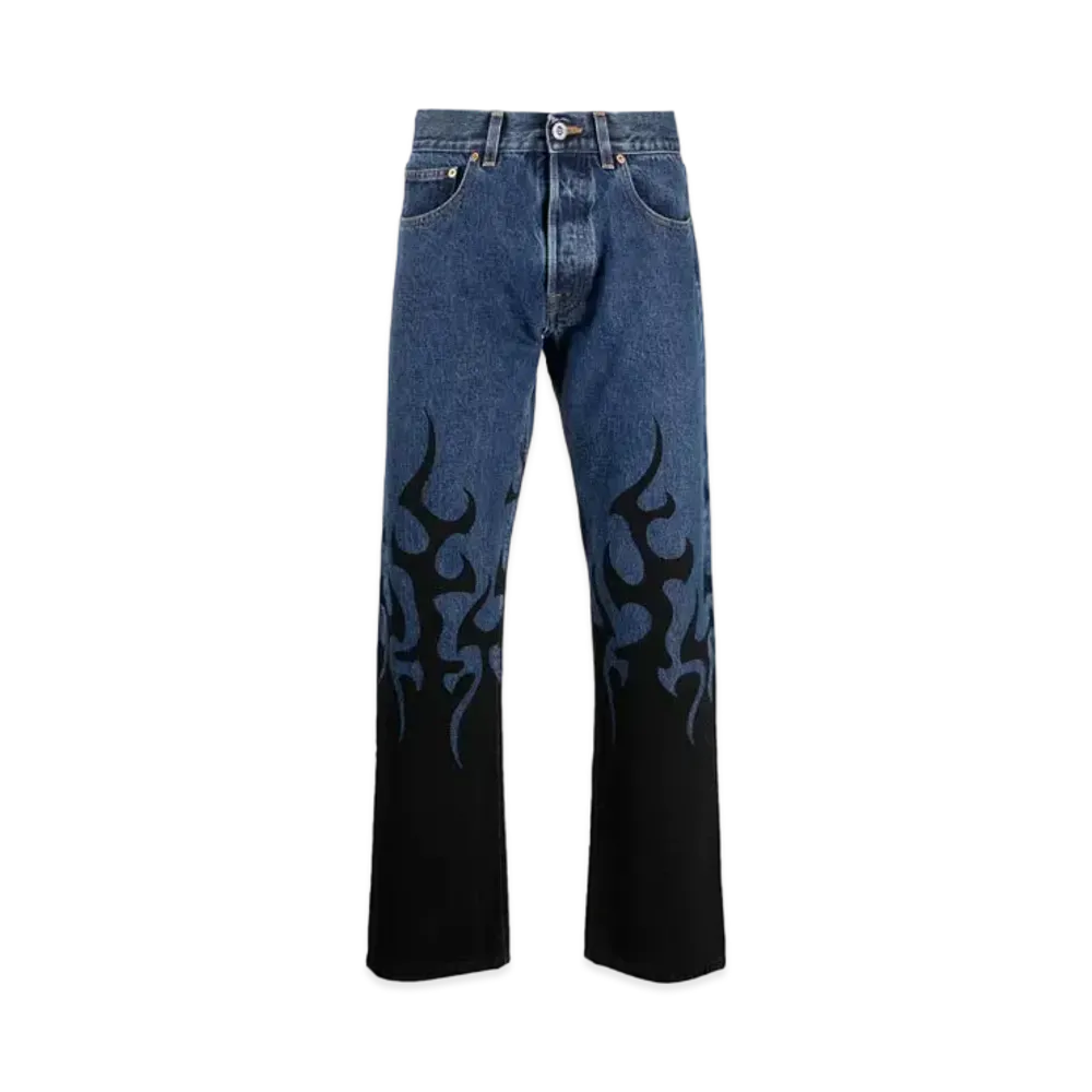 VETEMENTS Print Straight Jeans "Denim"