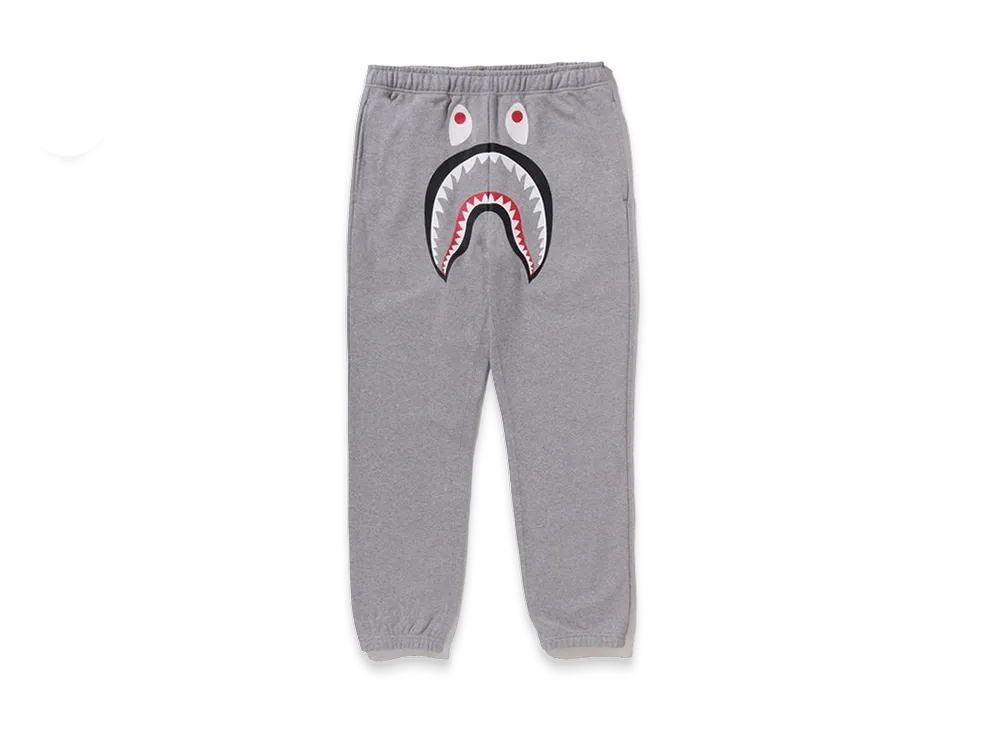 A BATHING APE Shark Sweat Pants "Glay"
