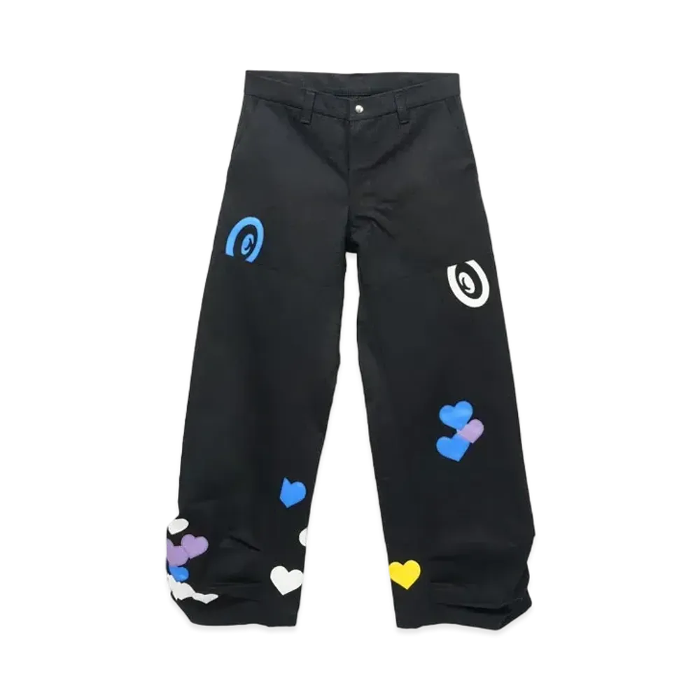 COIN PARKING DELIVERY CPD LOVE Patch Pants #1 "Black"