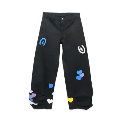 COIN PARKING DELIVERY CPD LOVE Patch Pants #1 "Black"