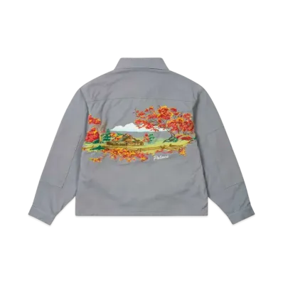 PALACE Utility Fleece Jacket "Grey"