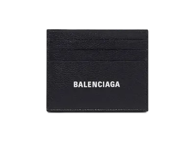 BALENCIAGA Cash Card Holder with Dividers "Black"