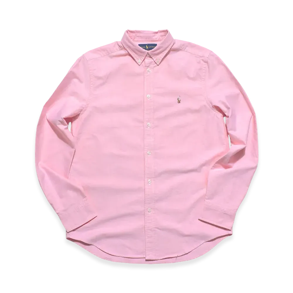 Polo Ralph Lauren PL L/S Ox BD Sportshirt Solid "New Rose"